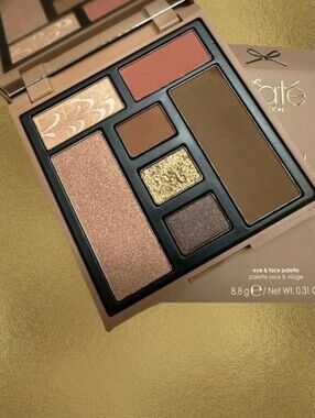 Ciate Brazilian Glow Eye & Face Palette MED/DEEP Neutrals Multi-Finishes *BNIB